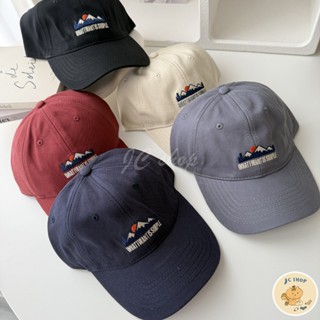 JC 刺繡山脈造型棒球帽 棒球帽 遮陽帽 戶外 遮陽 時尚配件 H33
