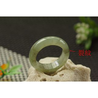 特價U3695玉戒指❀ 14#瑕疵品 翡翠玉A貨冰潤老油青寬版戒圈指環戒子【緬甸玉翠軒】玉首飾品 男女款式