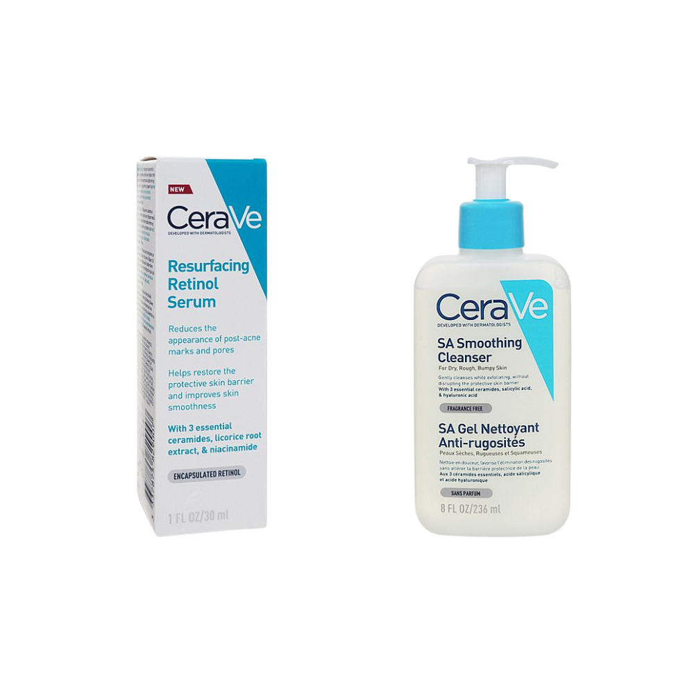 【CeraVe】A醇勻亮修護精華30ml／水楊酸煥膚淨嫩潔膚露236ml｜護膚 皮膚科醫生推薦 DS021990