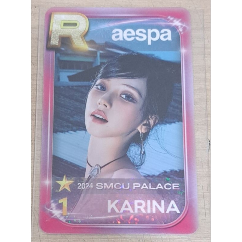 (現貨)AESPA KARINA 遊戲卡 小卡 柚 SMCU PALACE SUPERSTAR