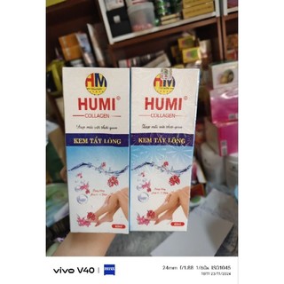 除毛HUMIkem tẩy lông HUMI 60ml rụng lông sau 5 phút