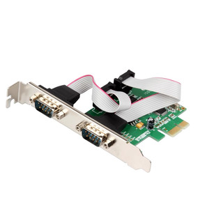 PCI-E rs232 2port rs2 com1 com2 支援Win10 win11