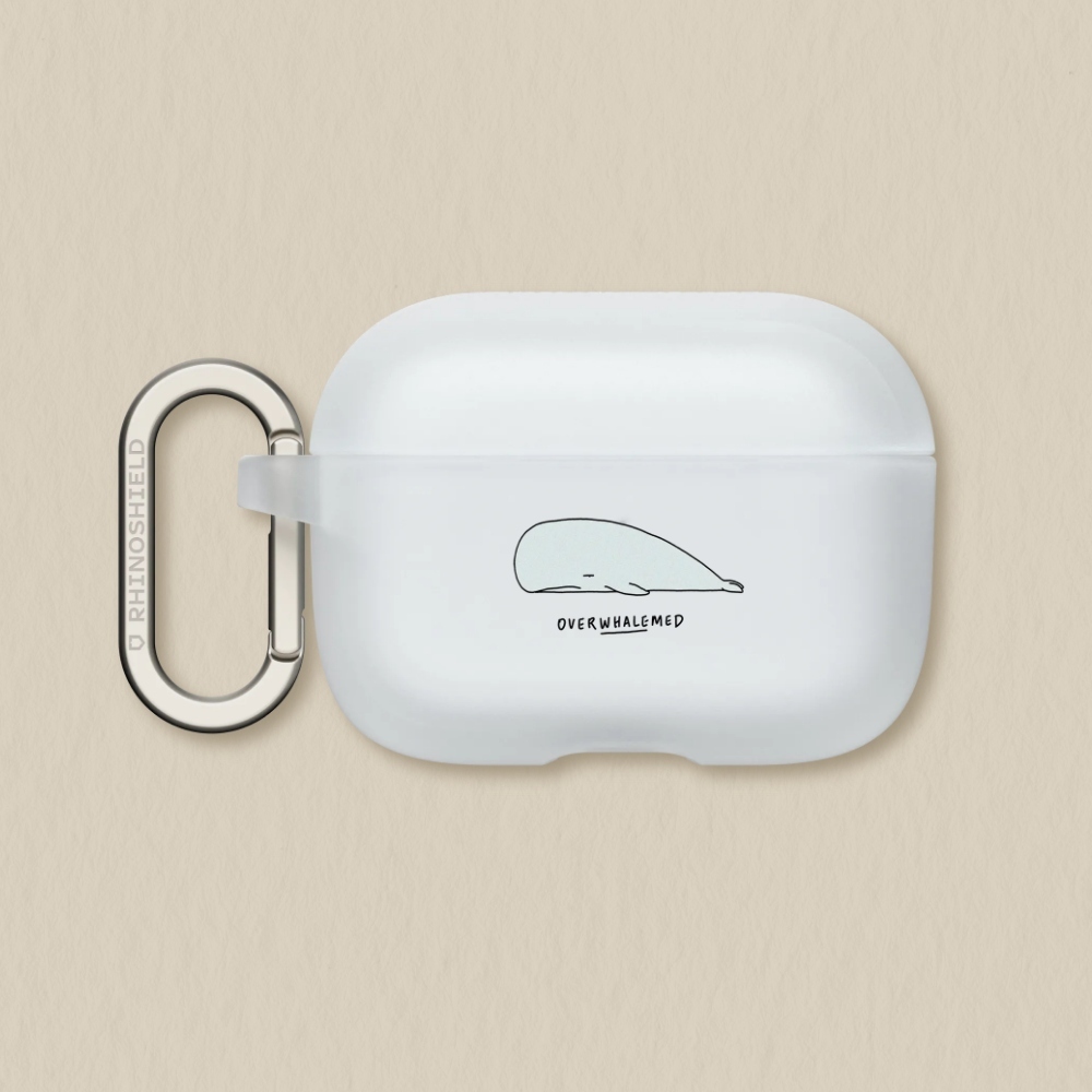 犀牛盾 適用Airpods 4/3/2/1/Pro/Pro 2 防摔保護殼∣ilovedoodle系列/鯨魚