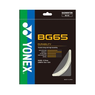 24磅羽球 / YONEX 耐打羽球線 BG65 五色可選