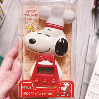 【wenwens】日本正版 Snoopy 史奴比 史努比 造型 廚師帽 廚房用品 計時器 烘焙料理小幫手