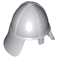 Lego 樂高 淺灰色 頭盔 城堡 Light Bluish Gray Helmet Castle 3844