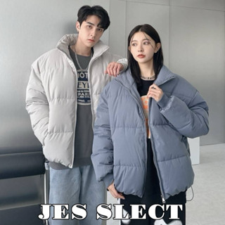 【JES】韓國 厚磅 加厚 素面 內鋪棉 保暖 麵包外套 米其林 蓄熱 親膚 潮流 百搭 情侶 立領 鋪棉外套 外套