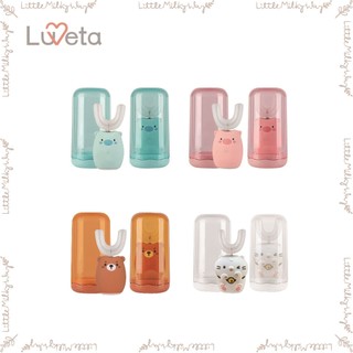 【LMW親子選品】🌿台灣 Luveta - 兒童U型電動牙刷(隨機附上泡沫牙膏1瓶)🌿