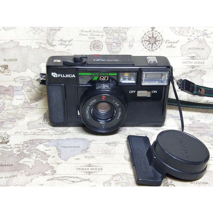【跳蚤小舖子】 Fujica Auto-7 QD 38/2.8 輕便135底片相機