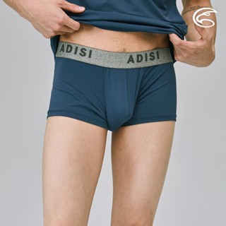 ADISI 男Tactel Pro快乾排汗四角內褲(合身短版) AUP2391026 (S-3XL) 海藍｜吸濕排汗