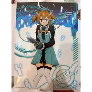 ￥My公仔￥ 日本限定 日版 SAO 刀劍神域II 劇場版 序列爭戰 西莉卡 資料夾 檔案夾 一番賞 F賞 有紀