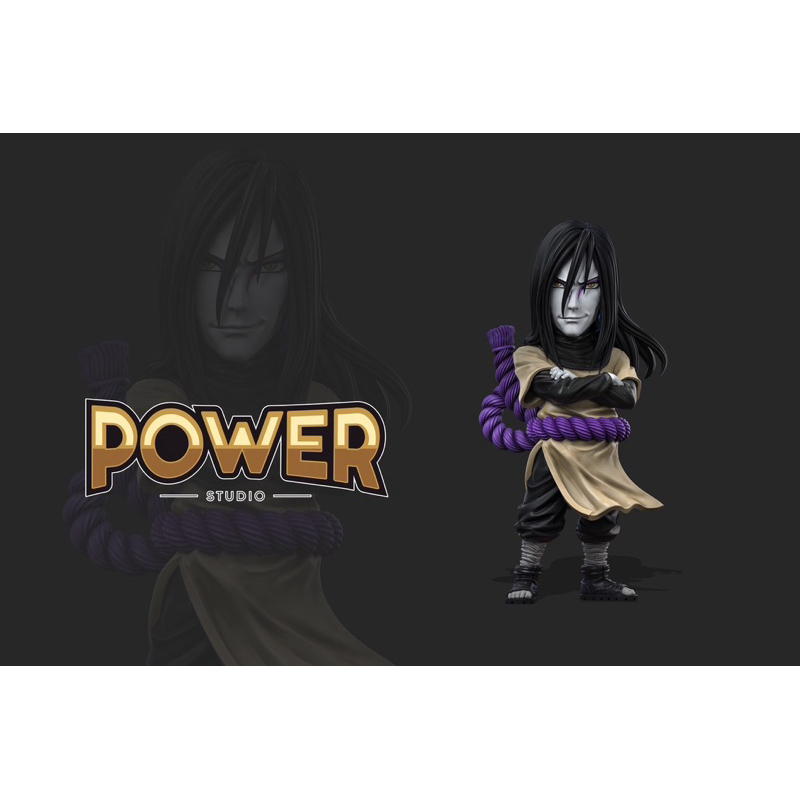 現貨 Power老三忍 大蛇丸帶替換頭雕/大蛇配件全新未拆 火影忍者 WCF GK