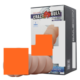 △送清洗粉△狂牛【CARZY BULL】水潤系列魅愛女郎束腰設計美陰造型3D模擬通道非貫通自慰器男用自慰套 免潤滑油男用