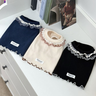 OOPET ♡ 現貨｜韓國 優雅蕾絲領無袖背心 S-2XL｜韓國品牌 韓國寵物服飾 寵物衣服 狗狗衣服 貓咪衣服