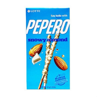 LOTTE樂天 Pepero 杏仁白巧克力棒 32g【Donki日本唐吉訶德】