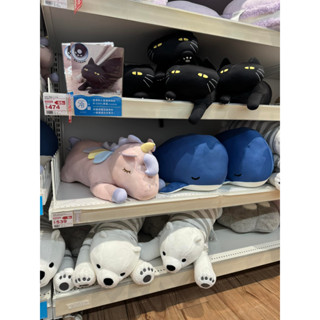 NITORI 宜得利家居 涼感玩偶(接觸涼感) 獨角獸 鯨魚 貓咪 涼感娃娃 涼感抱枕 兒童娃娃 安撫玩偶