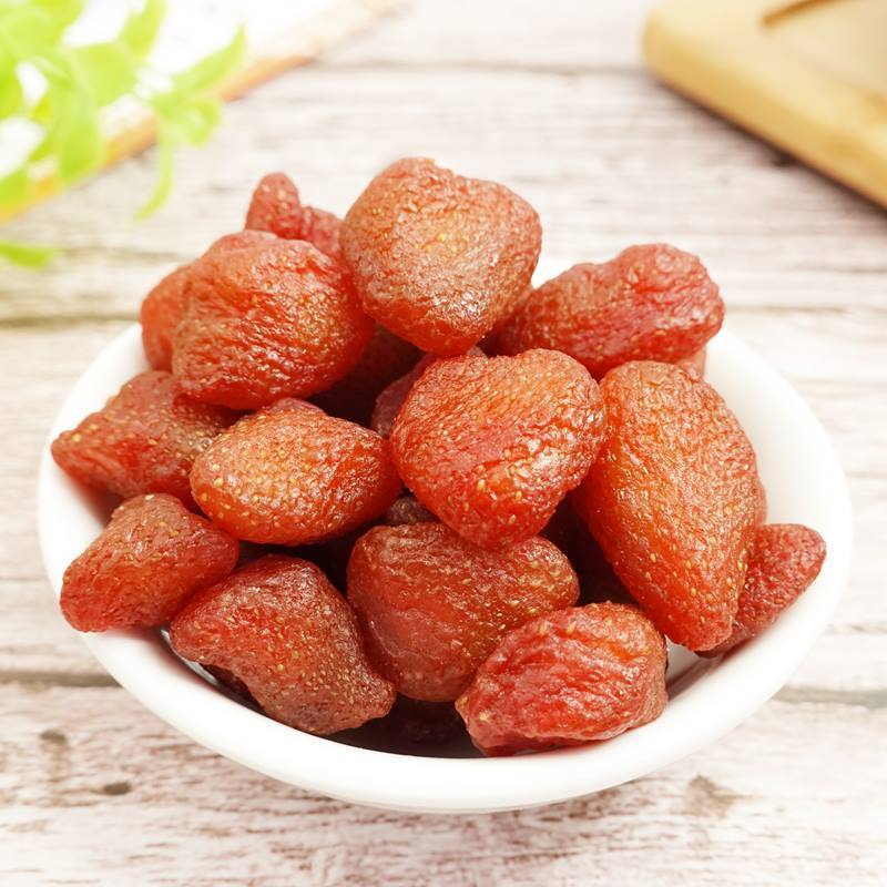 【食尚三味】低溫烘焙整顆草莓乾 250g/500g 頂級草莓乾 草莓干(優質果乾)