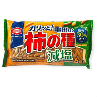 龜田製菓 減鹽柿種米果 6袋入