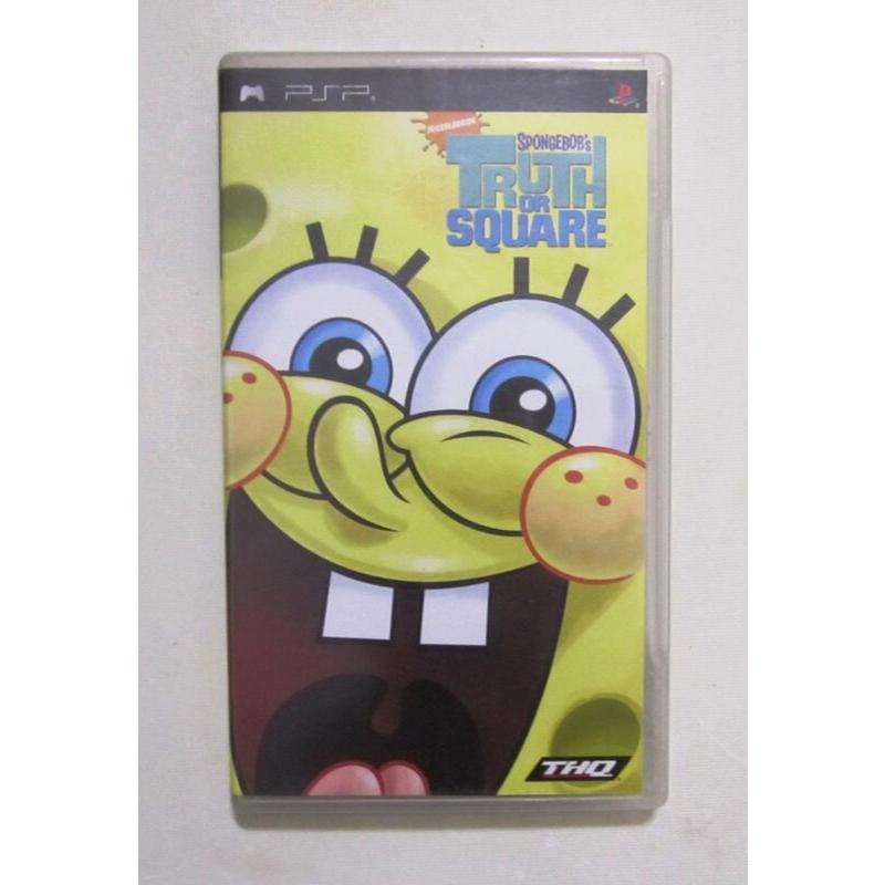 PSP 海綿寶寶 皮老闆的詭計 英文版 SPONGEBOB S TRUTH OR SQUARE
