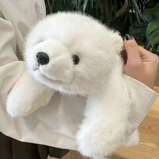 【限時折扣】北極熊娃娃 絨毛娃娃 小熊娃娃 可愛娃娃 熊熊娃娃 抱枕娃娃 白熊娃娃 安撫娃娃 睡覺娃娃 動物娃娃 禮物