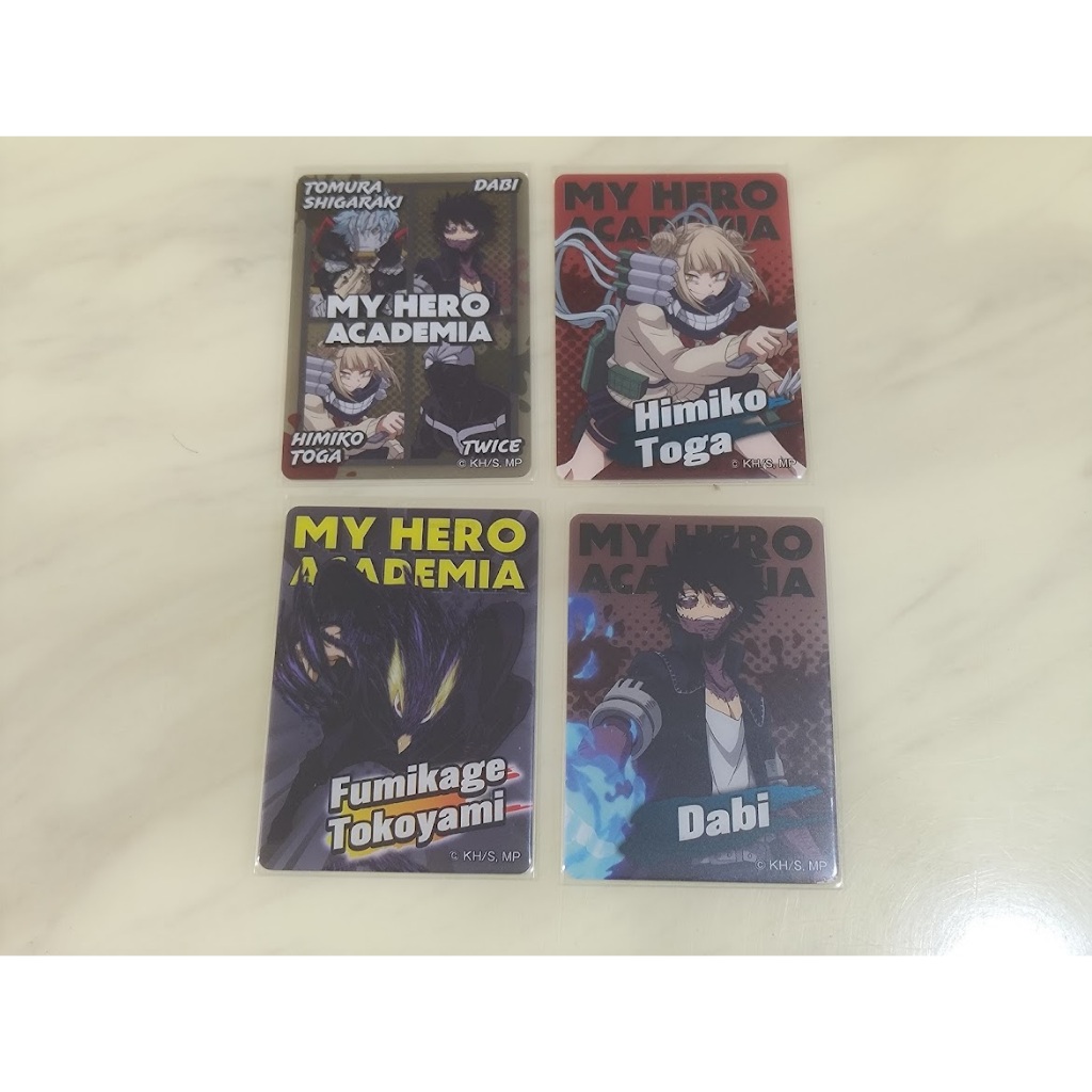 [睡睡蛙小池] 我的英雄學院 拍立得 餅卡 食玩卡 荼毘 敵聯合 渡我被身子 常闇踏陰