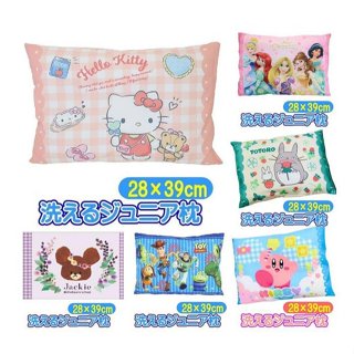 ♥小花花日本精品♥ Hello Kitty 小熊學校 玩具總動員 星之卡比 迪士尼公主 龍貓 兒童棉質枕頭 午睡枕 ~3
