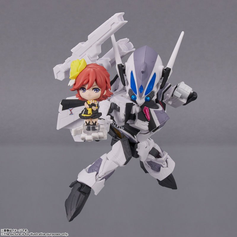 BANDAI TINY SESSION 超時空要塞Delta VF-31F 齊格菲 梅薩機＆要 東海模型