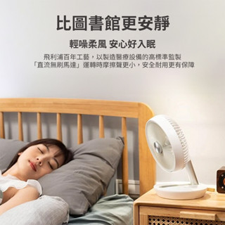 多功能攜帶使用 ACR2124DX 飛利浦迷你摺疊風扇 DC隨身風扇 循環扇 戶外風扇 15H無線續航 多角度調節 省電
