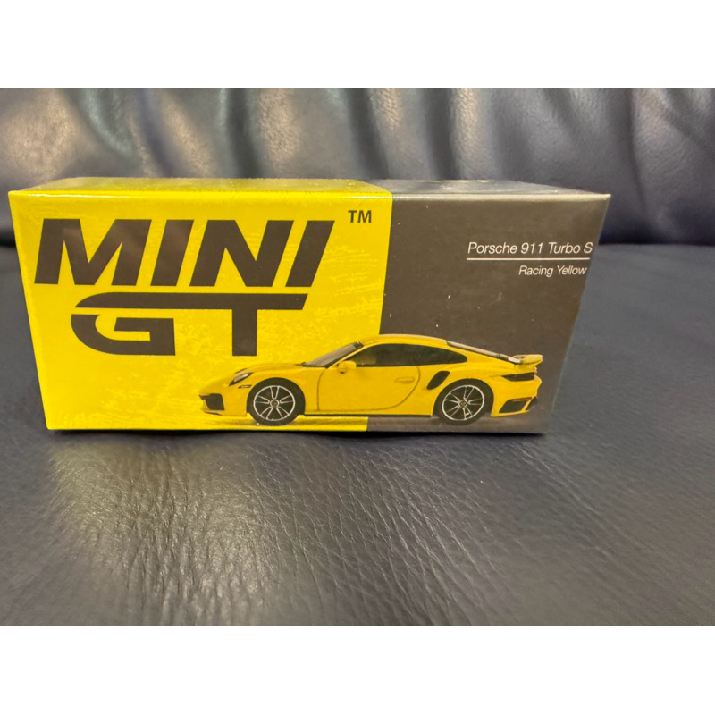 MINI GT No.497 Porsche 911 Turbo S Racing Yellow（全新未拆）