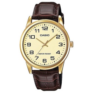 CASIO(MTP-V001GL-9B)簡約復古指標錶