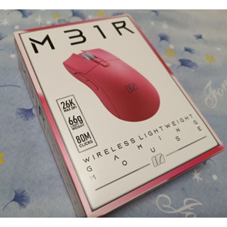 現貨 全新 Rocks M31R 藍芽 無線 三模 光學 電競滑鼠 粉色