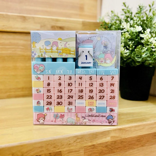 「預購」🌹日本雙子星 KiKi LaLa リトルツインスターズ Little twin stars日曆年曆桌曆萬年曆積木