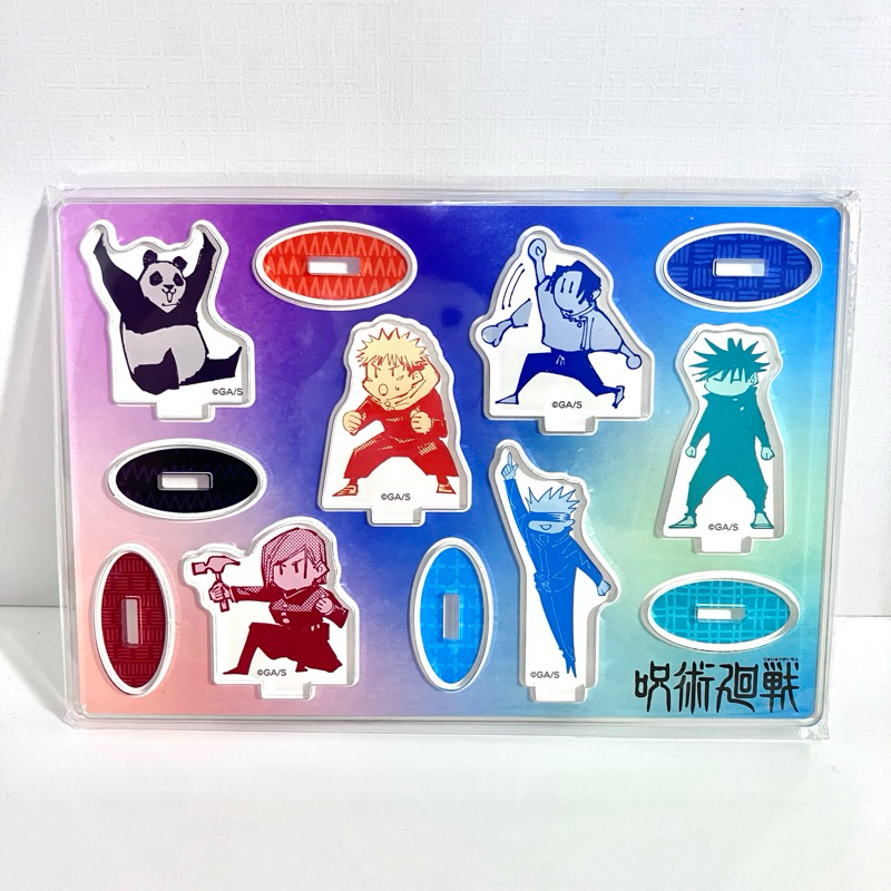 咒術迴戰展 主角6人小立牌 五条悟 虎仗 伏黑 釘崎 熊貓 乙骨