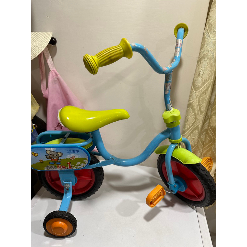雪印三輪車腳踏車二手💕💕12寸腳踏車