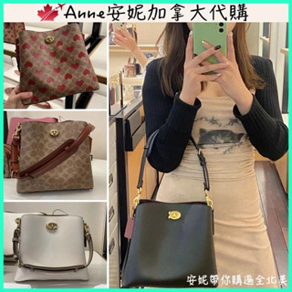 🍁 經典女生水桶包 單肩包 徽章 單肩斜挎包 肩揹包 大容量女包 小號/大號