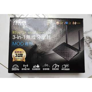 (二手) ASUS 華碩 RT-N12+ B1 WiFi 無線網路 路由器 分享器 AP中繼器 無線網路延伸器 300M