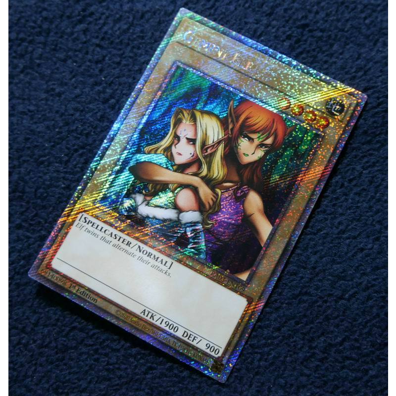 遊戲王 RA03-EN109 美英1刷 白鑽 雙子妖精X1(M/NM)=BC-34