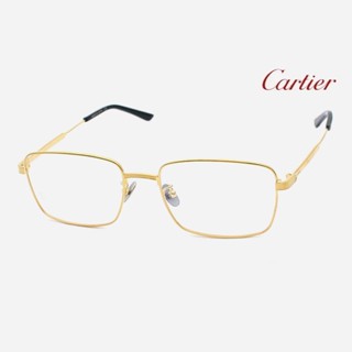 Cartier CT0347O 卡地亞品牌眼鏡｜商務斯文純鈦方形全框眼鏡架 男生品牌眼鏡框【幸子眼鏡】