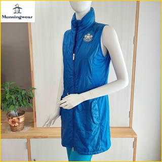 日本古著✈️企鵝🐧防風羽絨背心【女M】MUNSINGWEAR 企鵝牌 高爾夫 鋪棉背心 長版羽絨背心外套 A3360M