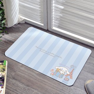 Fancy Belle 軟式珪藻土地墊60x39cm+大容量洗衣袋1入 大耳狗 三麗鷗 格蕾寢飾 (超值組合)