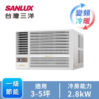 臺灣三洋R32窗型變頻冷暖空調(左吹) SA-L28VHR3