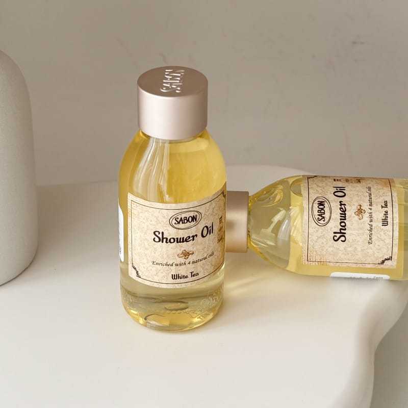 SABON 白茶沐浴油100ml