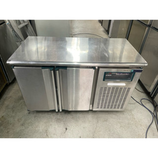 【上豪冷凍餐飲裝置】四尺工作臺冷藏風冷冰箱110V.自動除霜.營業用.二手.中古