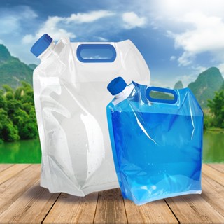 5L 10L 透明水桶 折疊水桶 摺疊水桶 露營水桶 儲水袋 儲水桶 伸縮水桶 蓄水桶【OE0270】上大HOUSE