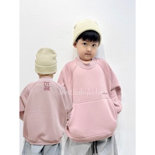 //ANN2 KIDS現貨// 童裝實拍 日系兒童 粉紅衛衣 加厚加絨衛衣 刷毛衛衣 大學T 長袖上衣 日系童裝