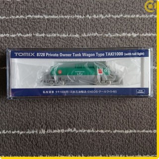 TOMIX 8728 私有貨車 TAKI1000形 罐車(日本石油輸送．ENEOS．附尾燈) N規鐵道車輛タキ100模型