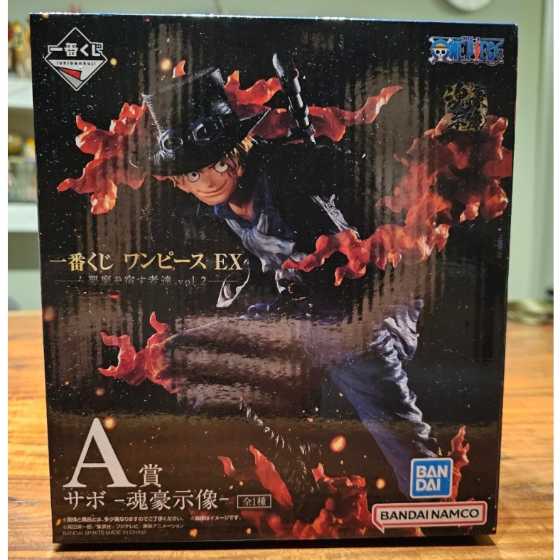 日版~代理~薩波一番賞 EX 惡魔的寄宿者們vol.2 A賞 薩波 一番賞 航海王 海賊王 魂豪示像 薩博