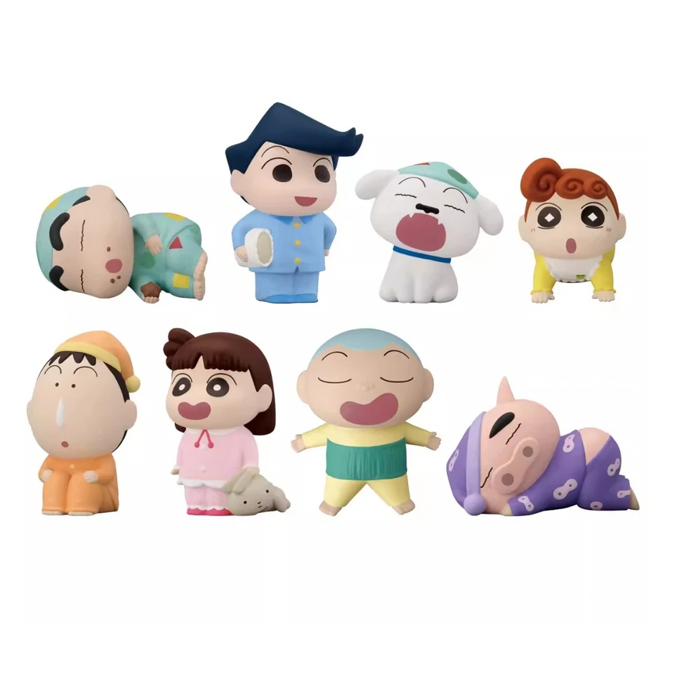 《小貝雜貨》現貨 萬代 蠟筆小新 好朋友系列4 小新與朋友 小新 小葵 肥嘟嘟左衛門 阿呆 風間 妮妮 正男 小白