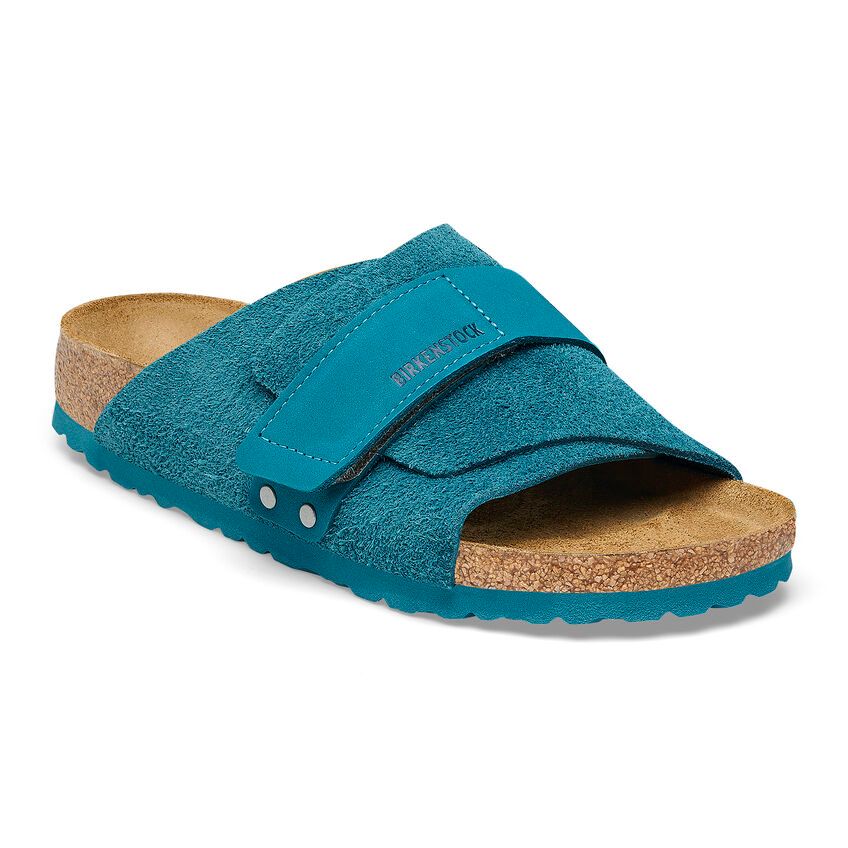BIRKENSTOCK 勃肯 / Kyoto / 反毛皮 / 一般寬度 / 土耳其藍