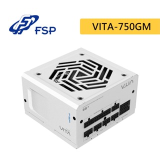FSP 全漢VITA-750GM 750W 80PLUS 金牌全模組電源供應器 白